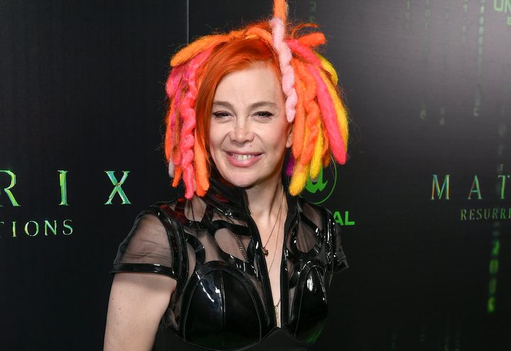 Director, producer and writer Lana Wachowski at the premiere of The Matrix Resurrections in 2021