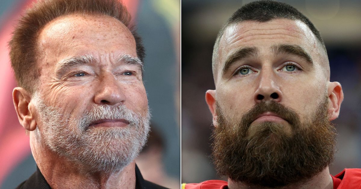 Arnold Schwarzenegger reacts to Travis Kelce comparing him to this actor