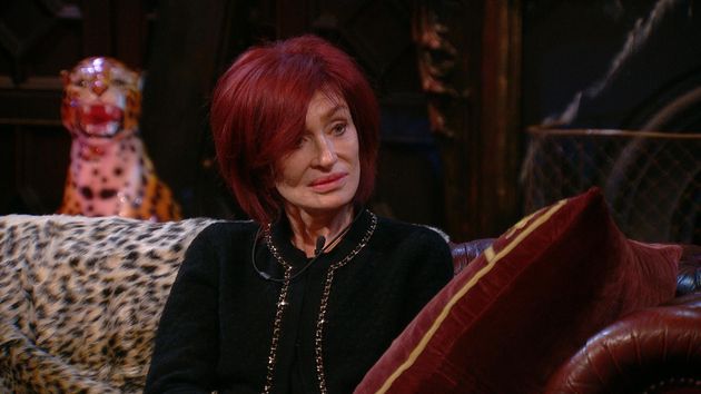 Sharon Osbourne on her first night in the Celebrity Big Brother house