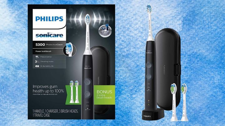 The Philips Sonicare 5300 Protective Clean toothbrush is on sale in black.