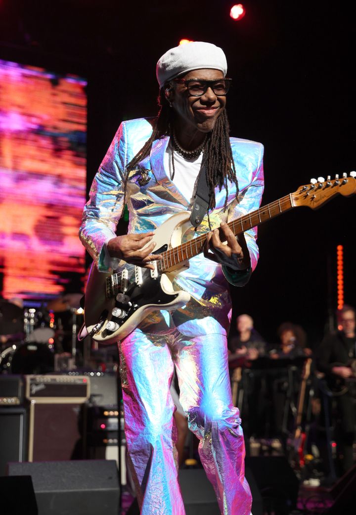 Nile Rodgers on stage