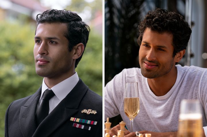 Saamer Usmani in 3 Body Problem (left) and Inventing Anna (right)