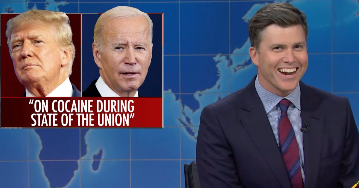 Colin Jost Hits Trump With Wicked Observation Over His Biden ‘Cocaine’ Talk