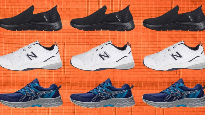 Sneakers from Skechers, New Balance and Asics