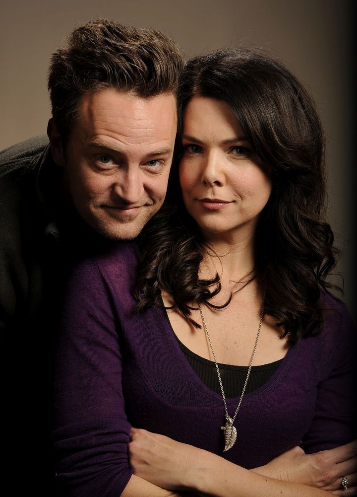 Matthew Perry and Lauren Graham at the Sundance Film Festival in 2008.