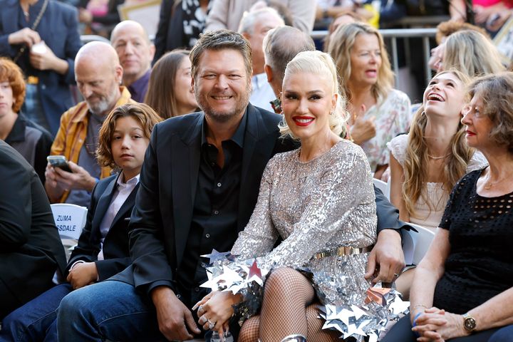 Stefani said that the divorce rumors about her and husband Blake Shelton are "just lies."