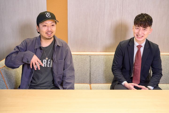 左から STARBASE・CMOの日髙雄二郎氏と、株式会社東京ドームの佐藤理一氏