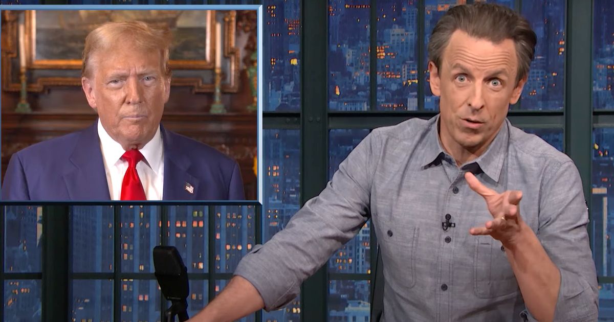 Seth Meyers Explodes With Anger At Donald Trump's Latest Claim