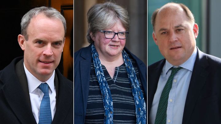 Dominic Raab, Therese Coffey and Ben Wallace all left office in the past year.