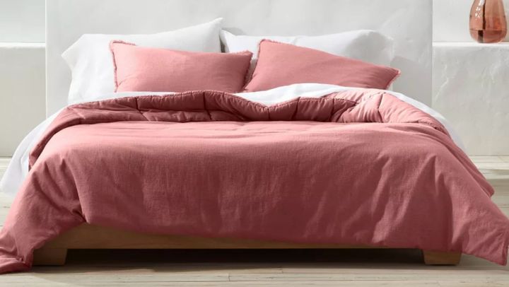 Target's Casaluna linen bedding set comes in up to eight colors. 