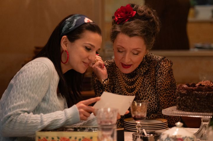 Lesley Manville stars as Amy's beloved grandmother, Cynthia Winehouse