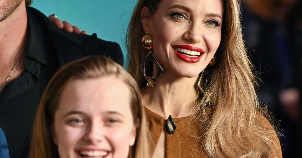 Angelina Jolie Makes Rare Red Carpet Appearance With Her Daughter Vivienne - HuffPost image