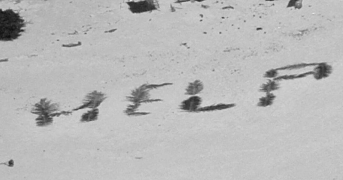 'HELP' Sign Leads Rescuers To Stranded Men After Week-Plus Stuck On Remote Pacific Island