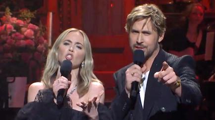 Ryan Gosling, Emily Blunt Use Taylor Swift To Bid 'Barbenheimer' Farewell On 'SNL'
