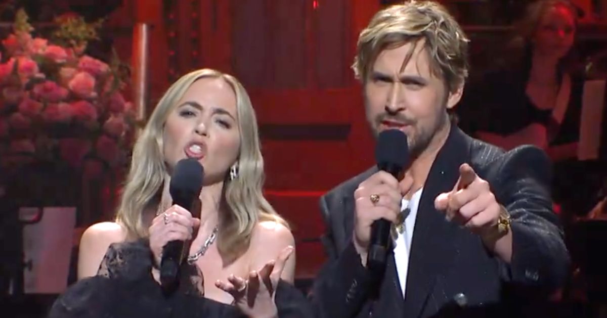 Ryan Gosling and Emily Blunt Process Breakups with Taylor Swift on SNL