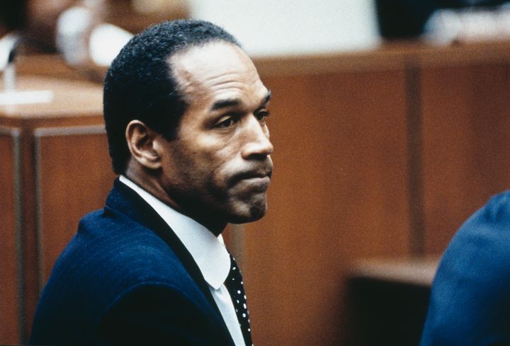 O.J. Simpson appears during the criminal trial over the deaths of ex-wife Nicole Brown Simpson and Ron Goldman in 1994. The late athlete's estate executor has pledged to block the victims' families from seeing payment of a $33.5 million wrongful death judgment granted in a 1997 civil case.