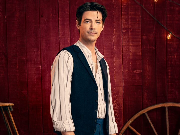 Grant Gustin stars in the musical adaptation of "Water for Elephants," now playing on Broadway.