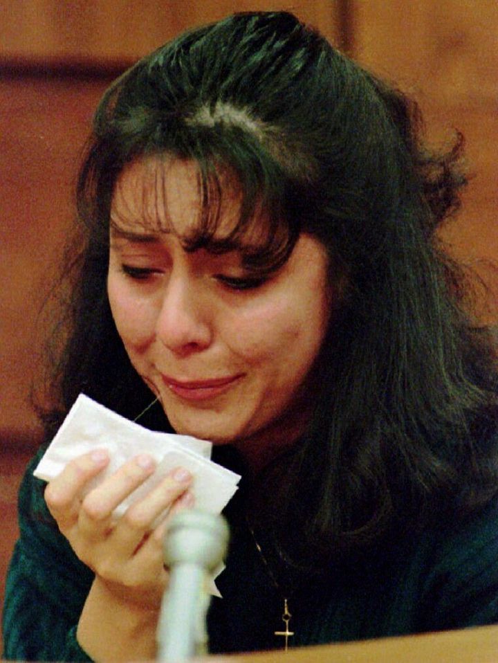 Lorena Bobbitt testifies about the night she cut off John Bobbitt's penis during her malicious wounding trial in January 1994.