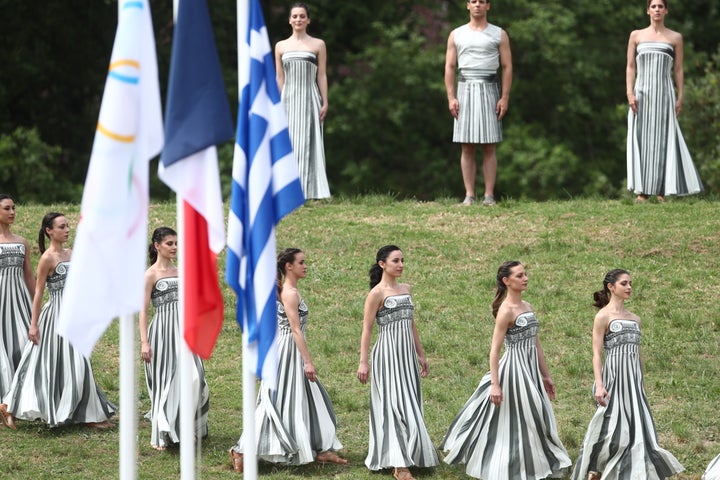 ΤΕΛΕΤΗ ΑΦΗΣ ΤΗΣ ΟΛΥΜΠΙΑΚΗΣ ΦΛΟΓΑΣ ΤΩΝ ΟΛΥΜΠΙΑΚΩΝ ΑΓΩΝΩΝ "ΠΑΡΙΣΙ 2024" (ΒΑΣΙΛΗΣ ΒΕΡΒΕΡΙΔΗΣ / MOTION TEAM)