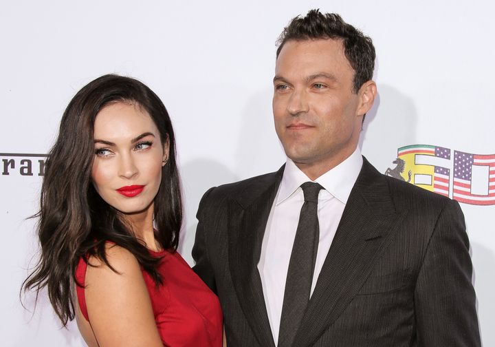 Megan Fox and Brian Austin Green in 2014. The pair divorced in 2020 and now co-parent their three sons Noah, Bodhi and Journey.