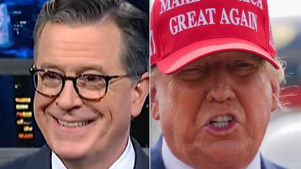 Uh-Oh: Stephen Colbert Spots Courtroom Sketch Where Trump Was Caught In The Act
