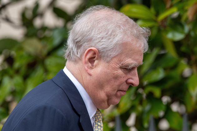 Prince Andrew at an Easter service in March 2023
