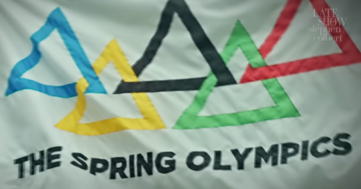 Check Out Stephen Colbert's 'Spring Olympics' On His Fake Streaming Channel