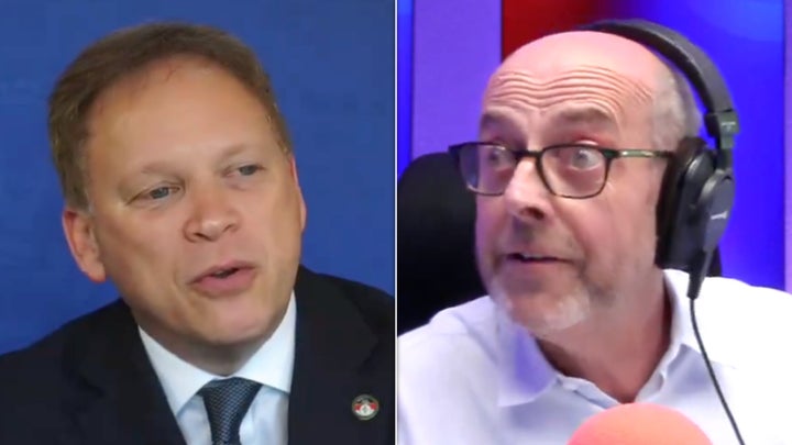 Grant Shapps and Nick Robinson on the Today programme this morning.