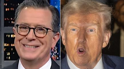 Seriously?!? Stephen Colbert Spots 'Unsettling' Poll Where Trump Has A Huge Lead