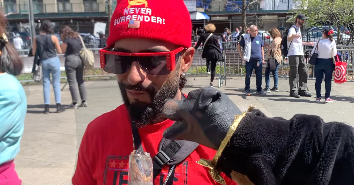 Triumph Asks Trump Supporters What 'Crime' They'll 'Ignore' Most In Wild Trial Scene