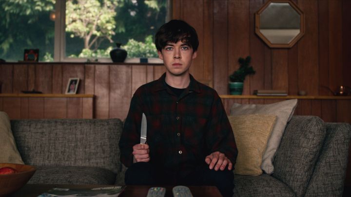 Alex Lawther in the first season of The End Of The F***ing World