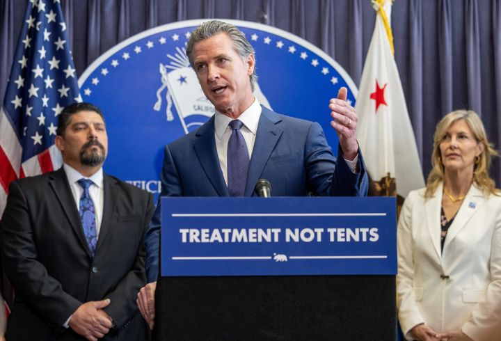 California Gov. Gavin Newsom wants the U.S. Supreme Court to give cities and states greater leeway to remove encampments of homeless people by limiting the scope of decisions made by the U.S. Court of Appeals for the 9th Circuit.