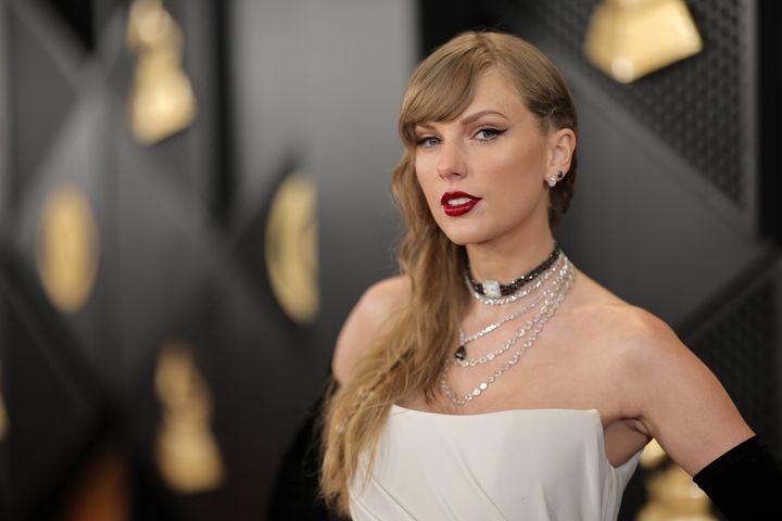 Taylor Swift attends the 66th GRAMMY Awards on February 4, 2024 in Los Angeles.