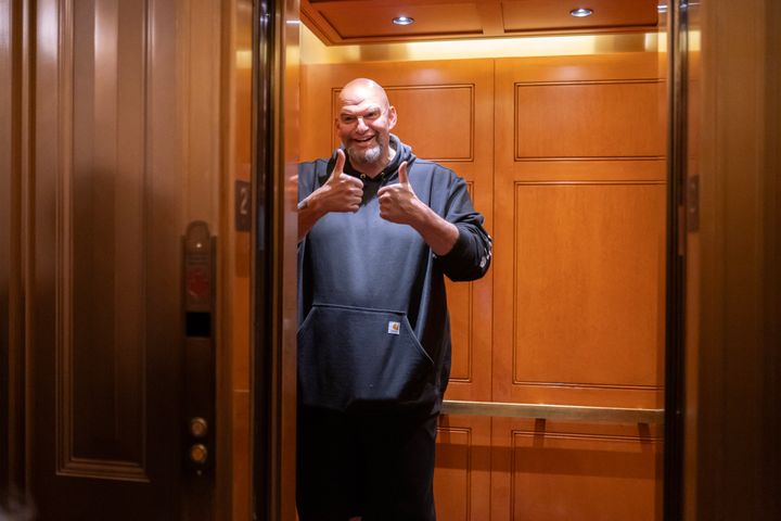 Fetterman is winning admiration from the right as he bucks his party on key issues.