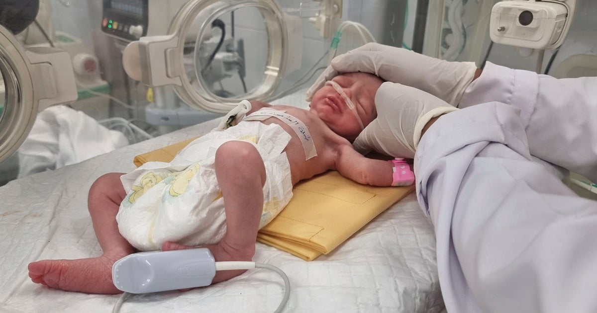 Palestinian Baby Saved From Womb Of Mother Killed By Israeli Strike In Gaza