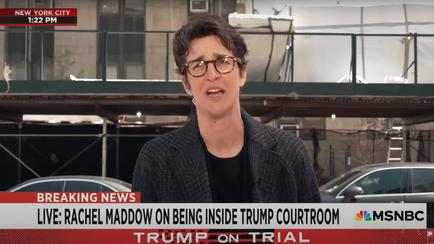 Old And Tired And Mad': Rachel Maddow Describes Trump's Courtroom Demeanor
