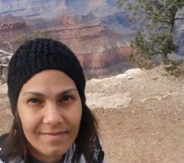 The author on a trip to the Grand Canyon.