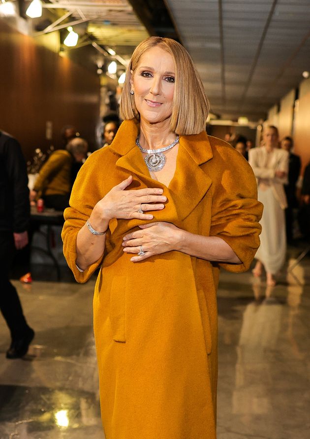 Celine Dion Shares The Emotional Reason She Kept Her Coat On At The
Grammys