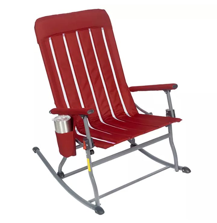 A foldable rocking chair