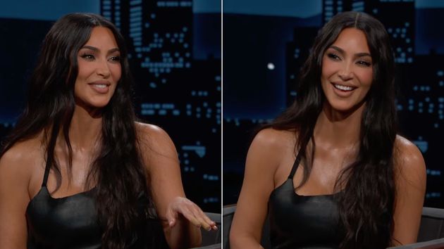Kim Kardashian on Jimmy Kimmel Live earlier this week