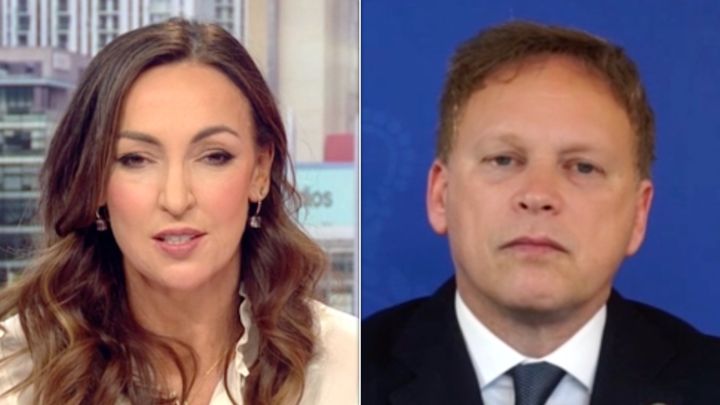 Sally Nugent left Grant Shapps squirming.