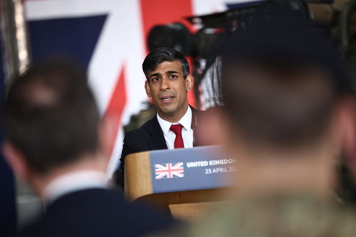 Rishi Sunak announced the spending boost at a press conference in Warsaw yesterday.