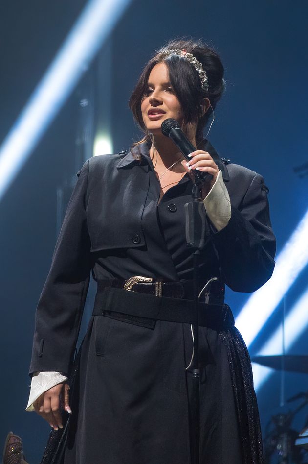 Lana on stage at Glastonbury in 2023