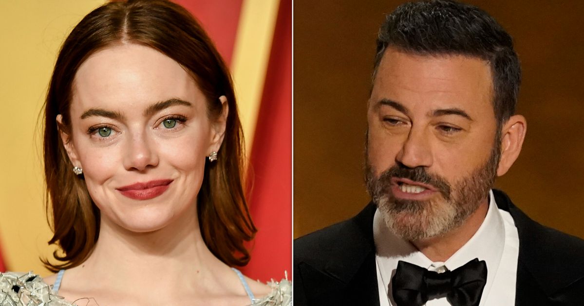 Emma Stone Reacts To Rumor She Called Jimmy Kimmel A ‘Prick’ At The Oscars