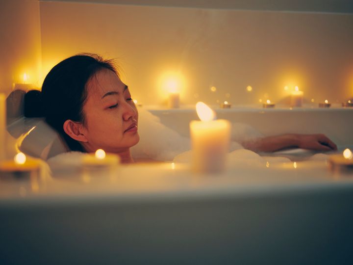 A warm bath or shower can prime your body for rest.