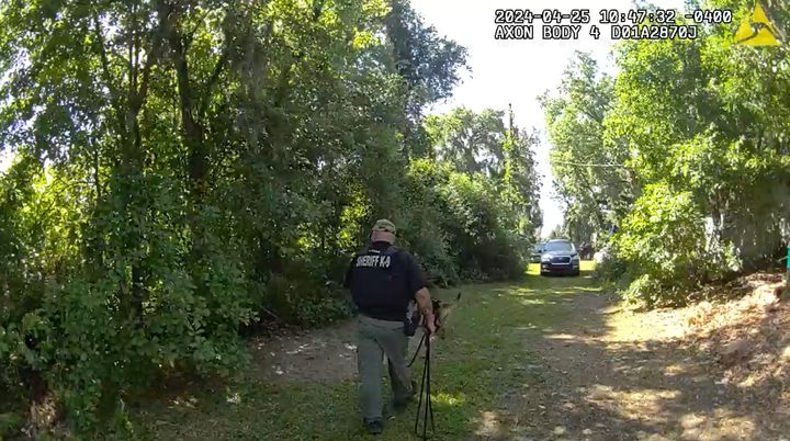 Bodycam footage shows Hillsborough County officers Thursday during the arrest of Angel Gabriel Cuz-Choc.