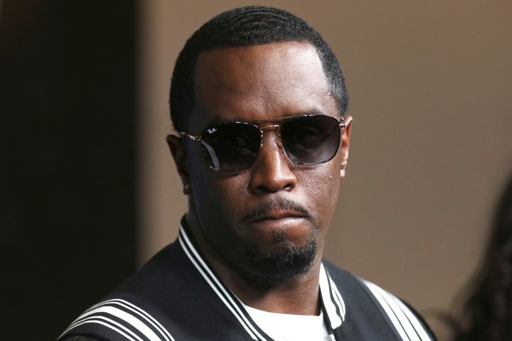 Sean "Diddy" Combs arrives at a movie premiere in Los Angeles.