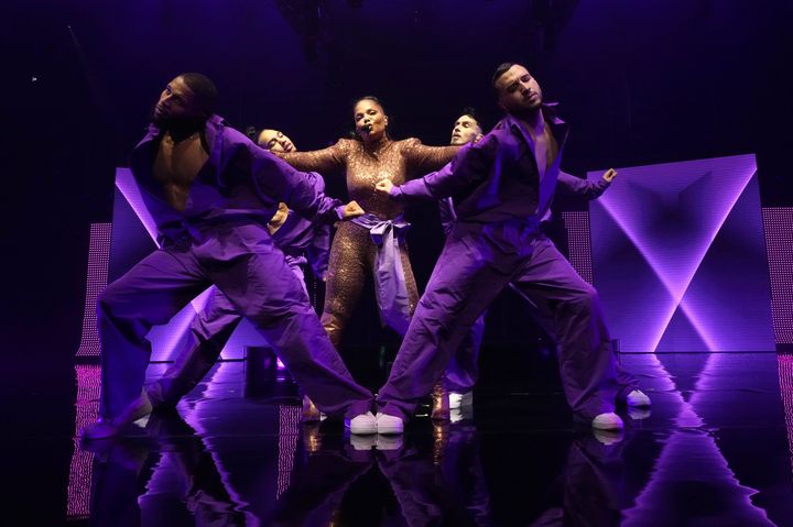 Janet Jackson on stage in Florida earlier this month.