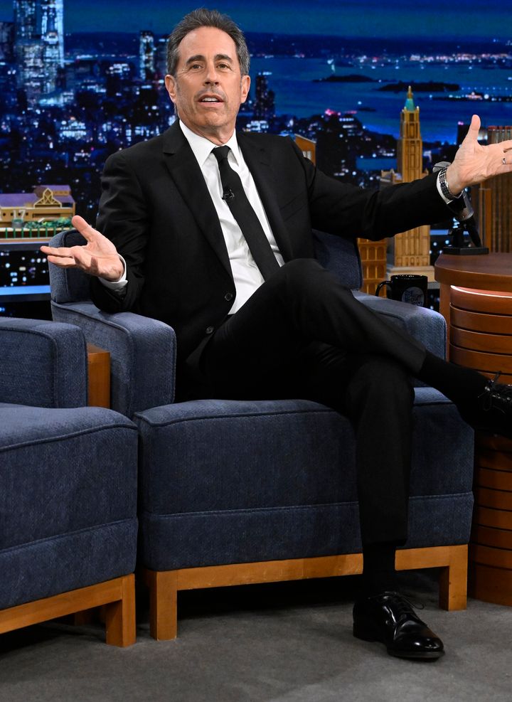 Jerry Seinfeld appears on a March 2024 episode of "The Tonight Show Starring Jimmy Fallon."