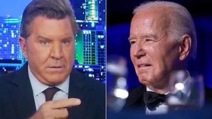 Newsmax Host Loses It Over Joe Biden Eating Salad